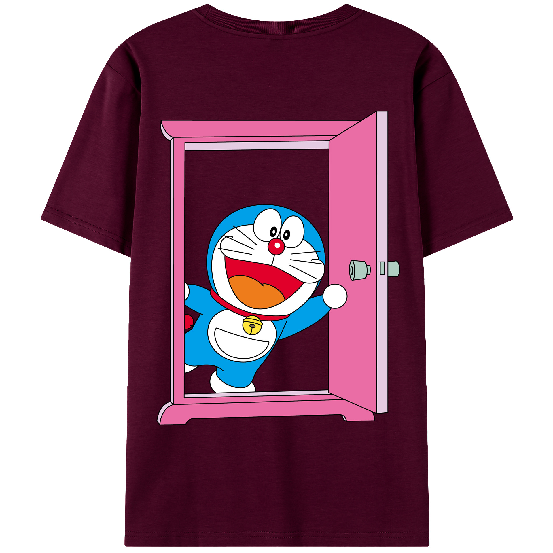 （画像用） ドラえもん Doraemon レディース半袖Tシャツ(バックプリント)